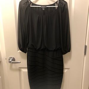 Black cocktail dress